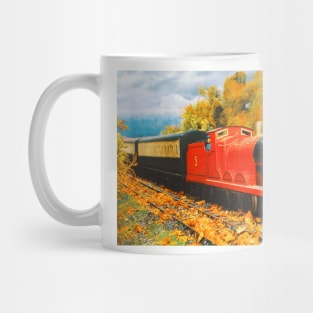 Autumn Postcard of James the Red Engine Mug